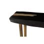 Asavora Black Acacia Wood Console Table