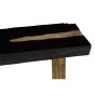 Asavora Black Acacia Wood Console Table