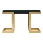 Devara Gold and Black Console Table by Prestige Designs | Style Our Home