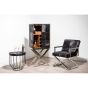 Kensara Hair on Leather Cross Base Drinks Cabinet
