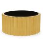 Alvarix Black And Titanium Round Coffee Table by Prestige Designs | Style Our Home