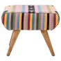 Cefivora Multicolour Footstool