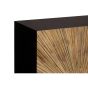 Gabello Ebony and Natural Bamboo Console Table