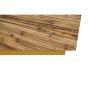 Gabello Ebony and Natural Bamboo Console Table