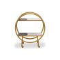 Vizzara Brass Finished 2 Tier Unit by Prestige Designs | Style Our Home