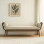 Axel Rope Woven Longue Bench with Cushions