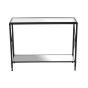 Axyvora Console Table With Black Finish Frame