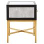 Cadivexa 1 Drawer Shagreen Side Table