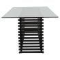 Vogara Matte Black Dining Table