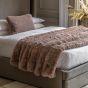 Junipano Faux Fur Throw Dusky Pink by Gallary Living | Style Our Home