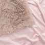 Junipano Faux Fur Throw Dusky Pink Size