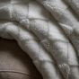Oaklano Checked Sherpa Throw Cream