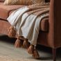 Dolbano Woven Throw Rust by Gallary Living | Style Our Home