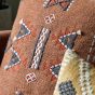 Arlano Embellished Cushion Brown (Pair) by Gallary Living | Style Our Home