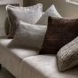 Cardinano Stitched Cushion Ecru (Pair)