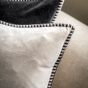 Nicano Velvet Cushion Taupe (Pair)