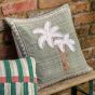 Noheano Emb Palm Tree Cushion Sage (Pair) by Gallary Living | Style Our Home