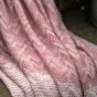 Naluano Knitted Herringbone Throw Apricot