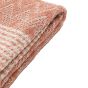 Naluano Knitted Herringbone Throw Apricot