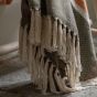 Crosshatchano Woven Throw Taupe