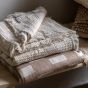 Stitchano Border Waffle Throw Cream by Gallary Living | Style Our Home