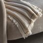 Stitchano Border Waffle Throw Cream