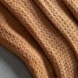 Stitchano Border Waffle Throw Apricot
