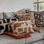 Stitchano Border Waffle Throw Apricot