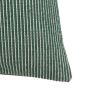 Ulano Pinstripe Cushion Green (Pair)