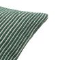 Ulano Pinstripe Cushion Green (Pair)