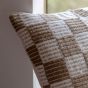 Winstano Check Woven Cushion Taupe (Pair)