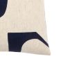Skarano Graphic Cushion Ink Blue (Pair)