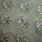 Ilkano Embroider Floral Cushion Sage (Pair)