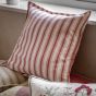 Alstano Woven Stripe Cushion Cranberry (Pair) by Gallary Living | Style Our Home