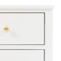 Actaro 2 Drawer Bedside White