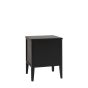 Actaro 2 Drawer Bedside Black