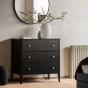 Actaro 3 Drawer Chest Black