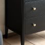 Actaro 3 Drawer Chest Black