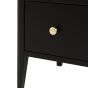 Actaro 3 Drawer Chest Black