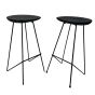 Bibisa Coal Bar Stool (set of 2) by Bluebone | Style Our Home