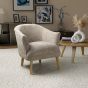 Ellingone Natural Flax Effect Winged Armchair by Shankar | Style Our Home