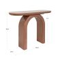 Kourtney Mocha Mousse Console Table by Richmond Interiors | Style Our Home