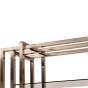 Belgravia Steel and Glass Display Unit 120x60x230cm by Libra Designs | Style Our Home
