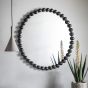 Cerano Round Mirror Black by Gallery Living | Style Our Home