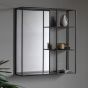 Basano Mirror Shelf Black by Gallery Living | Style Our Home
