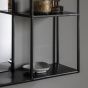 Basano Mirror Shelf Black