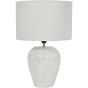 Speckle Terracotta Glazed Table Lamp With Shade By Libra | Style Our Home