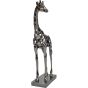 Courtney Black Nickel Hollow Giraffe 50cm Sculpture By Libra | Style Our Home