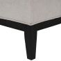 Theodore Buttoned Stool in Ivory Fabric By Libra | Style Our Home