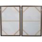 Hand Finished Impasto Brushstokes Set of 2 Framed Canvases by Libra Designs | Style Our Home
